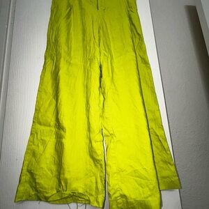 INC International Concepts Lime Green Pants linen